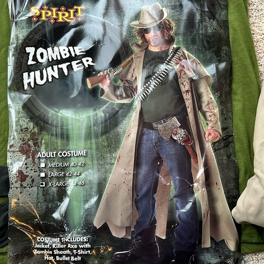ZOMBIE HUNTER COSTUME - Picture 1 of 4